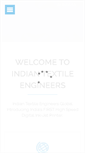 Mobile Screenshot of indiantextileengg.com